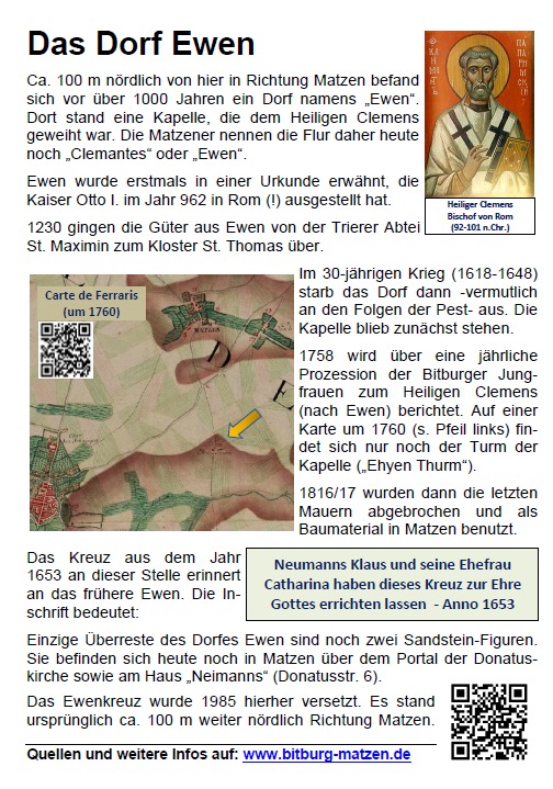 2014 Hinweistafel Ewen klein